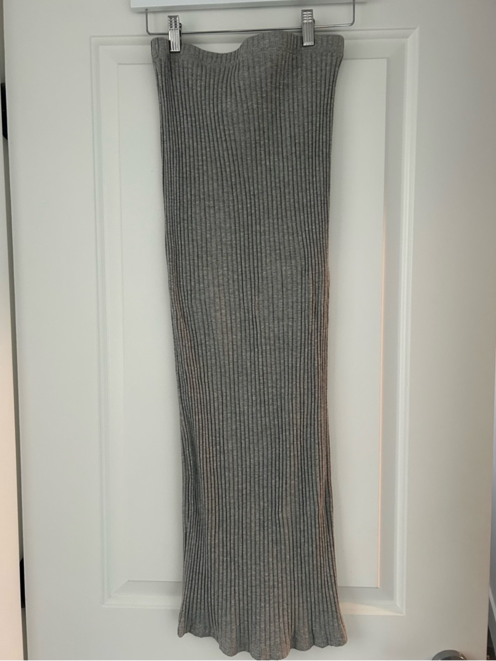 Mama Ribbed Gray Two-Piece Set - Picture 3 of 4